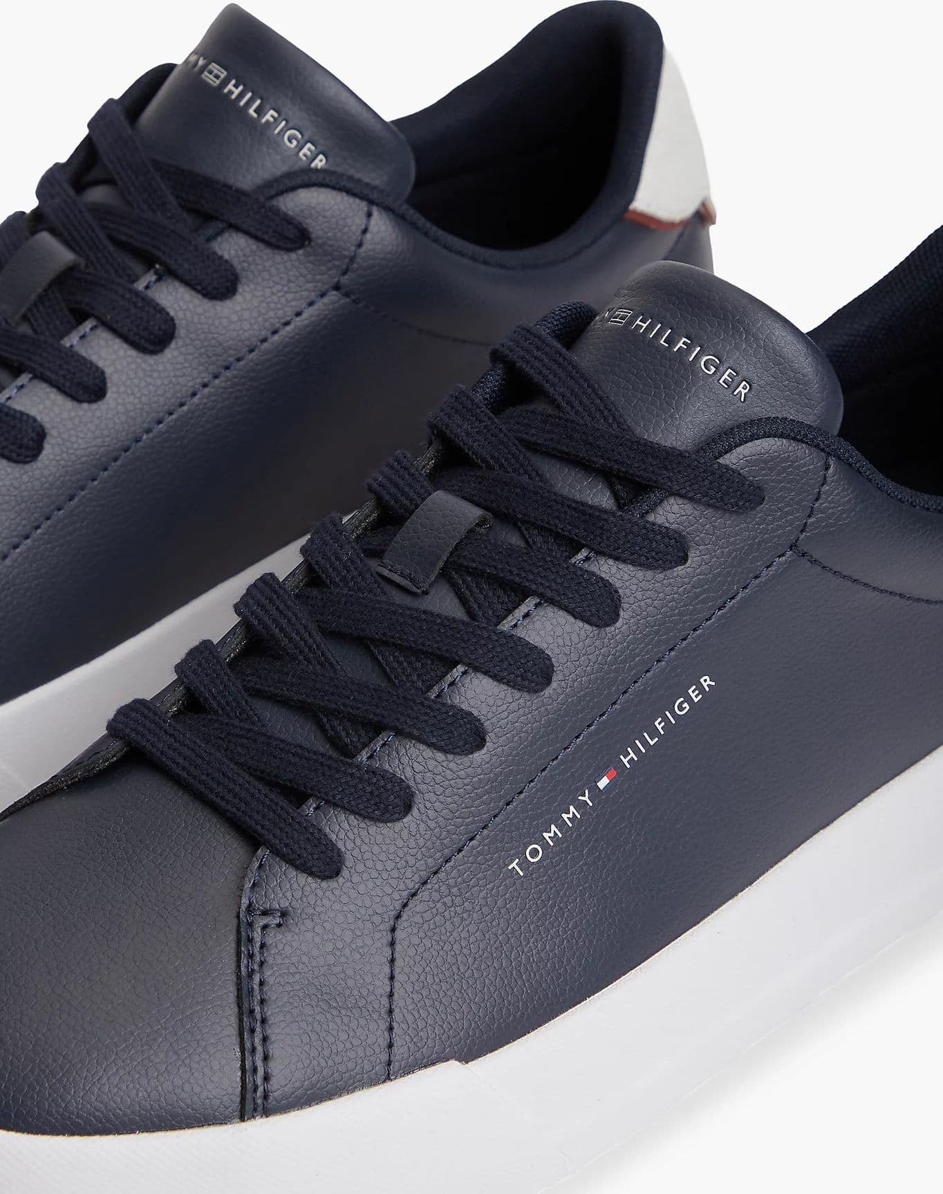 Tommy Hilfiger scarpe uomo Sneakers sportive con pelle e logo FM0FM05367DW5 - 6