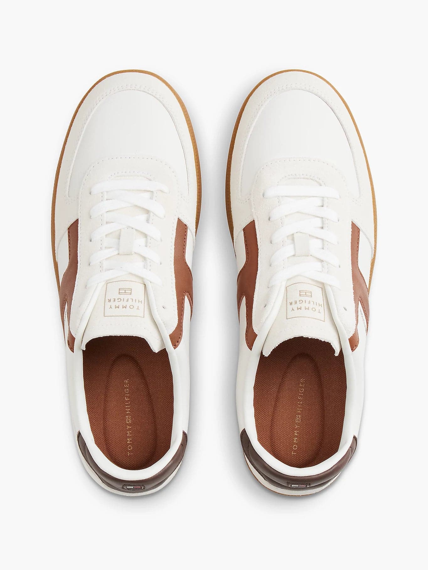 Tommy Hilfiger scarpe uomo Sneakers TH Tribeca in pelle con mix di texture FM0FM06068YBL - 3