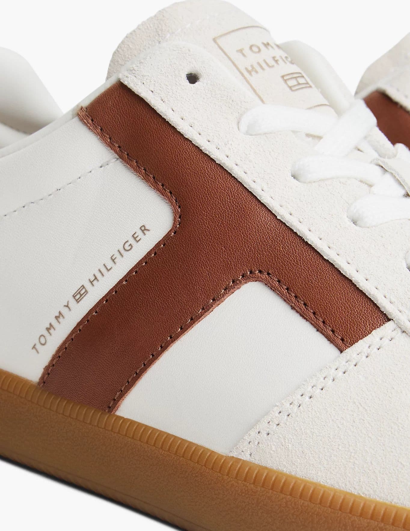 Tommy Hilfiger scarpe uomo Sneakers TH Tribeca in pelle con mix di texture FM0FM06068YBL - 6