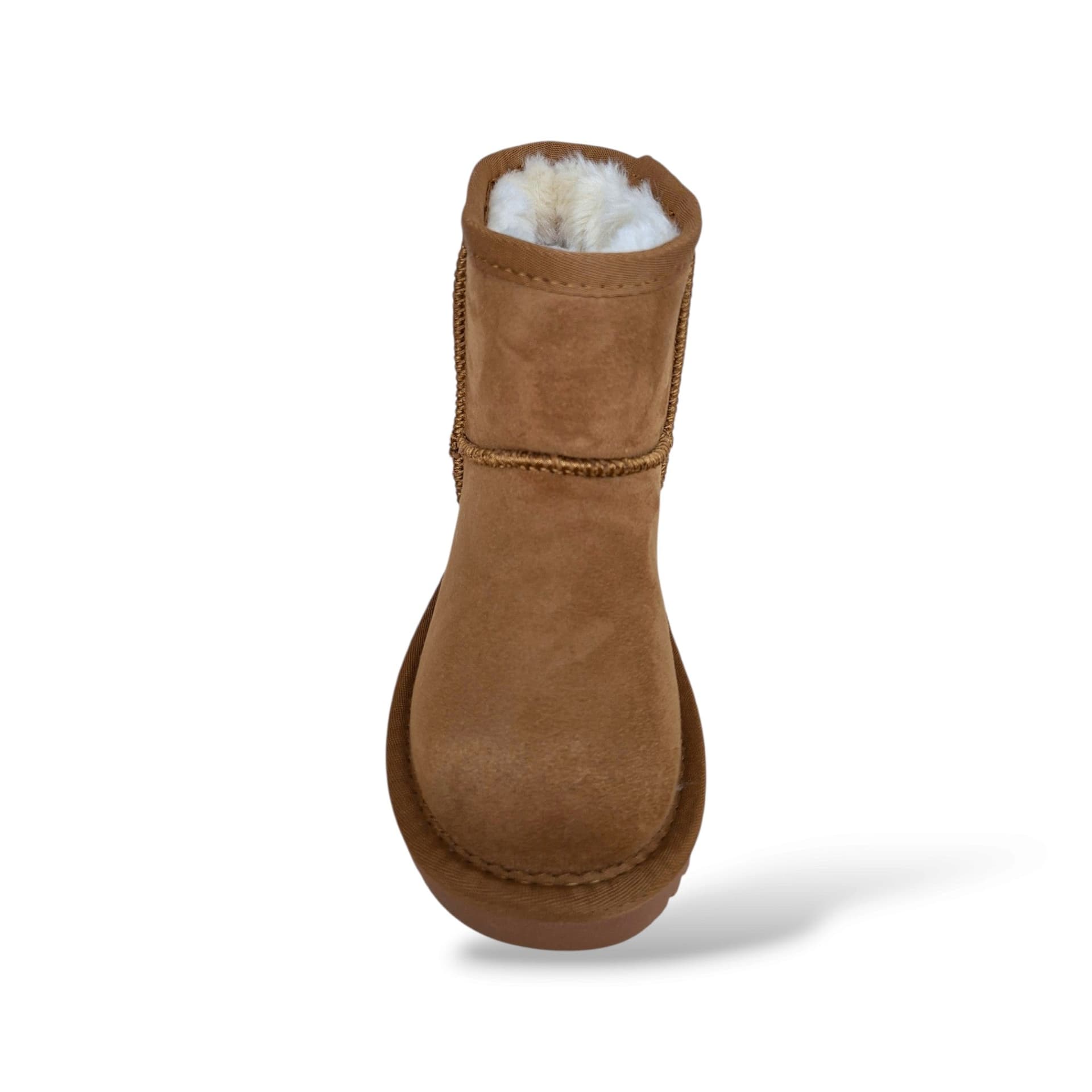 Gioseppo ESKO Stivaletto Bambine e Ragazze Camel | Nabuk Fodera Pelliccia Sintetica Caldo Invernale | Taglie 26-39 | Scarpetteria Gica - 4