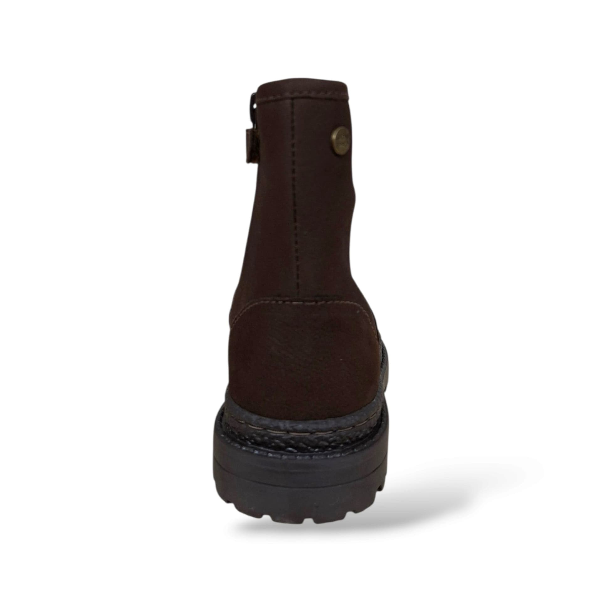 Gioseppo 80775 Stivaletto Bambini e Ragazzi Marrone | Zip Laterale Pelle Casual Moderno | Taglie 26-39 | Scarpetteria Gica - 3
