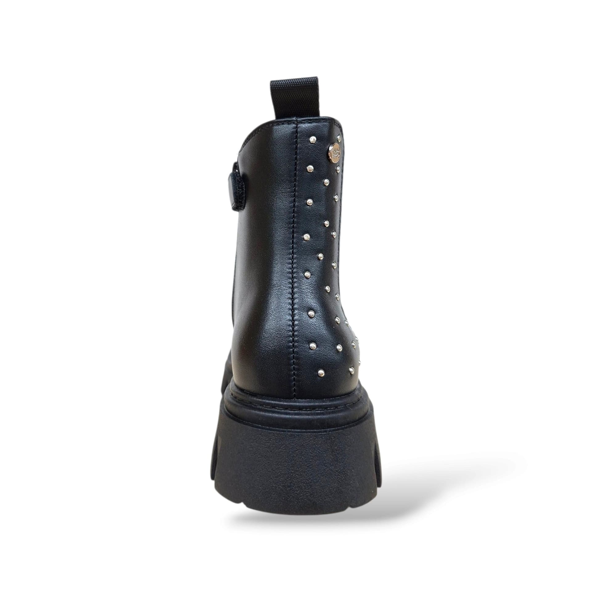 Gioseppo 80989 Stivaletto con Borchie Bambine e Ragazze Nero | Zip Laterale Pelle Rock Fashion | Taglie 32-39 | Scarpetteria Gica - 3