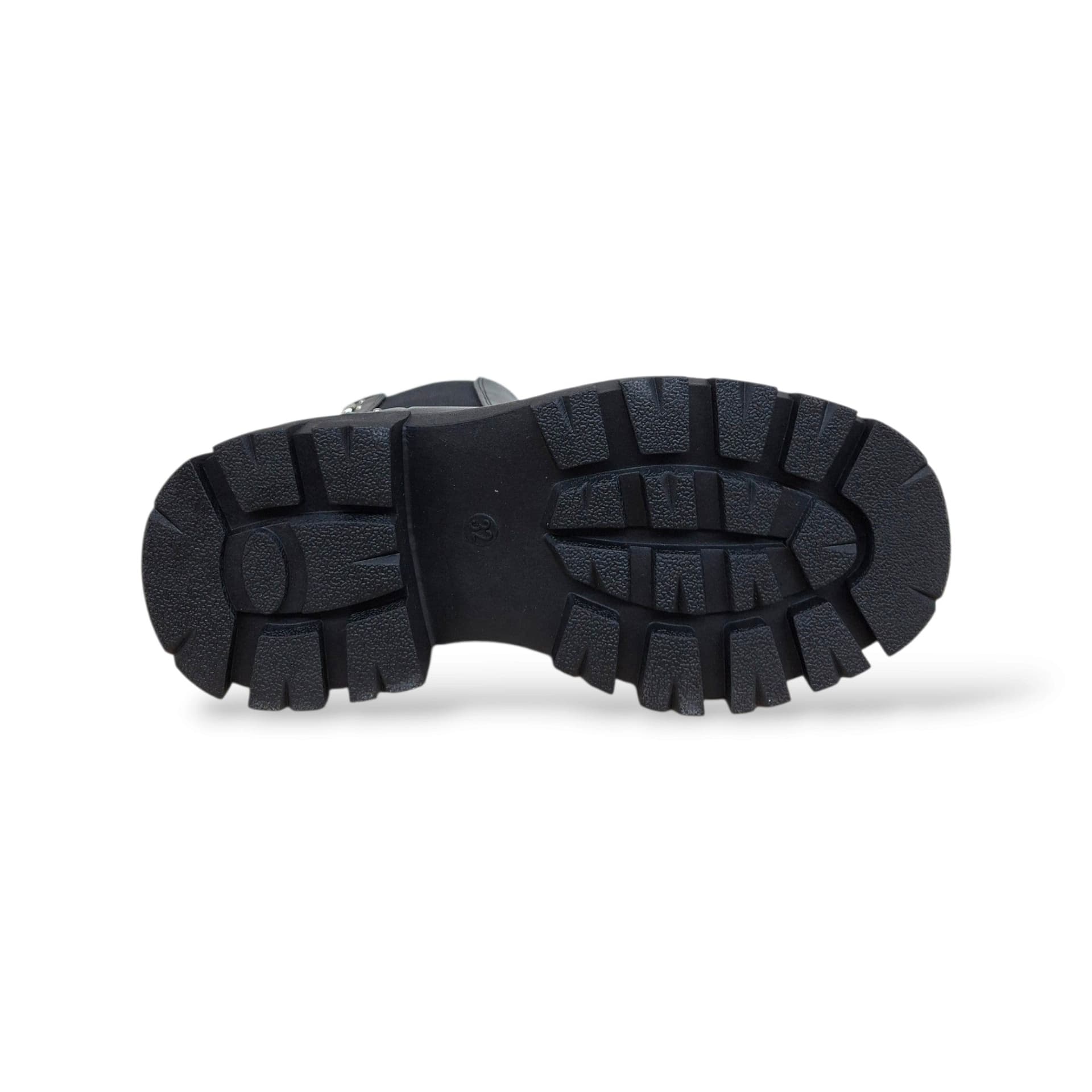 Gioseppo 80989 Stivaletto con Borchie Bambine e Ragazze Nero | Zip Laterale Pelle Rock Fashion | Taglie 32-39 | Scarpetteria Gica - 5
