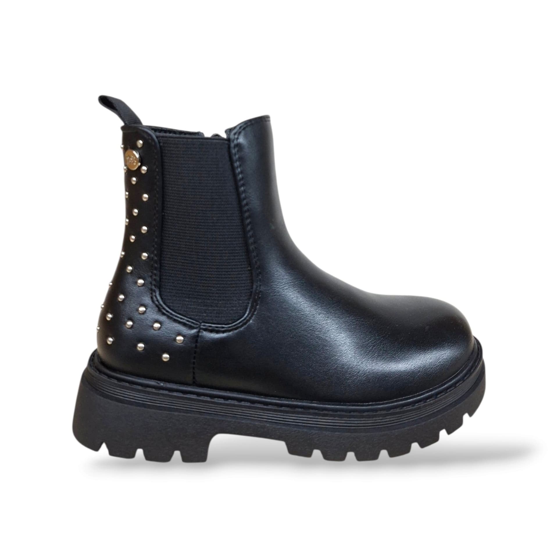 Gioseppo 80989 Stivaletto con Borchie Bambine Nero | Zip Laterale Pelle Rock Fashion Taglie Piccole | Taglie 26-31 | Scarpetteria Gica - 6