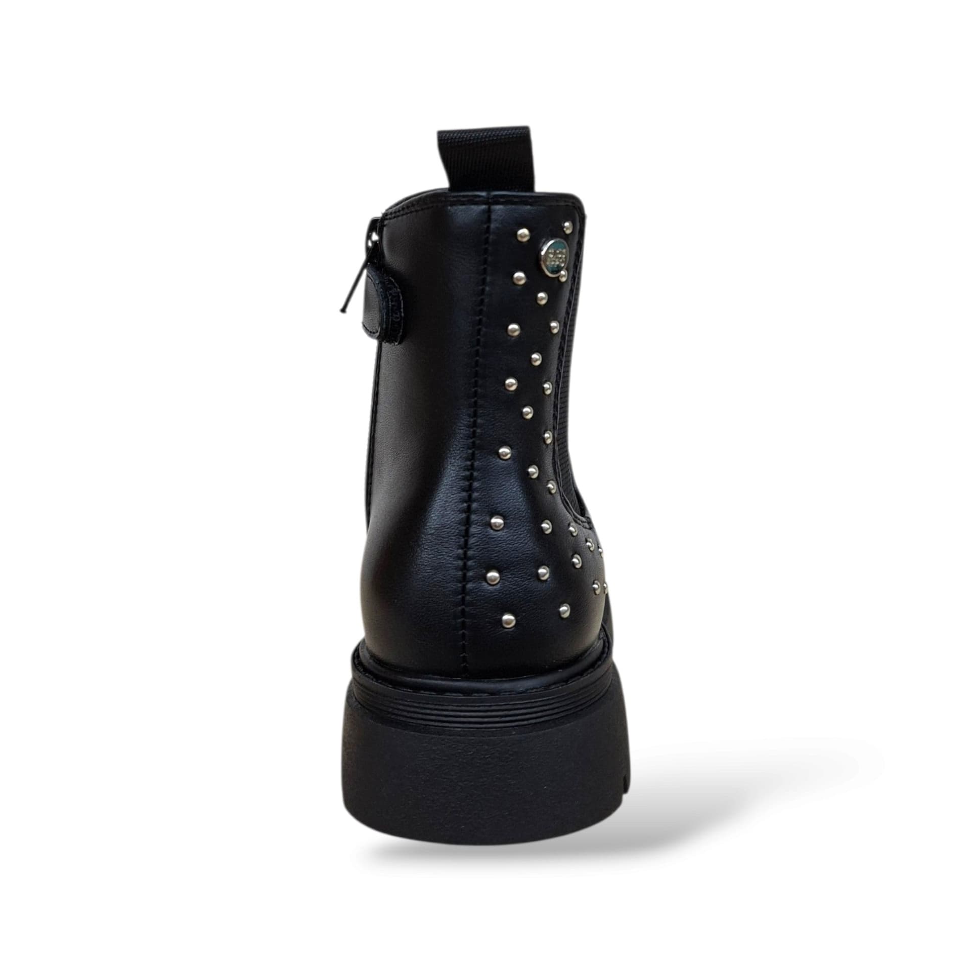 Gioseppo 80989 Stivaletto con Borchie Bambine Nero | Zip Laterale Pelle Rock Fashion Taglie Piccole | Taglie 26-31 | Scarpetteria Gica - 3