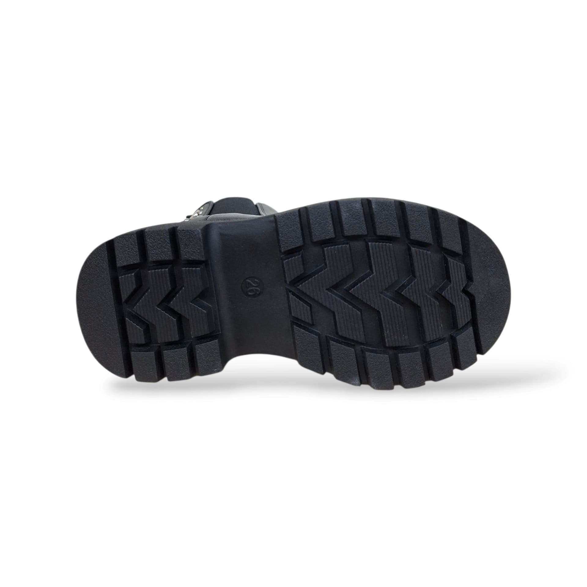 Gioseppo 80989 Stivaletto con Borchie Bambine Nero | Zip Laterale Pelle Rock Fashion Taglie Piccole | Taglie 26-31 | Scarpetteria Gica - 5