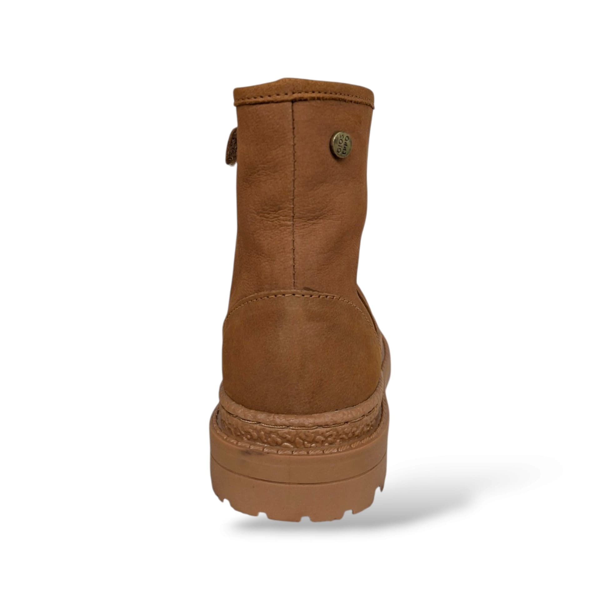 Gioseppo 80775 Stivaletto Bambini e Ragazzi Camel | Zip Laterale Pelle Caldo Preppy Autunnale | Taglie 26-39 | Scarpetteria Gica - 3