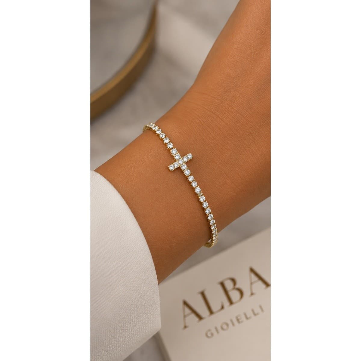Alba Bijoux   Bracciale  Tennis Fede - 2