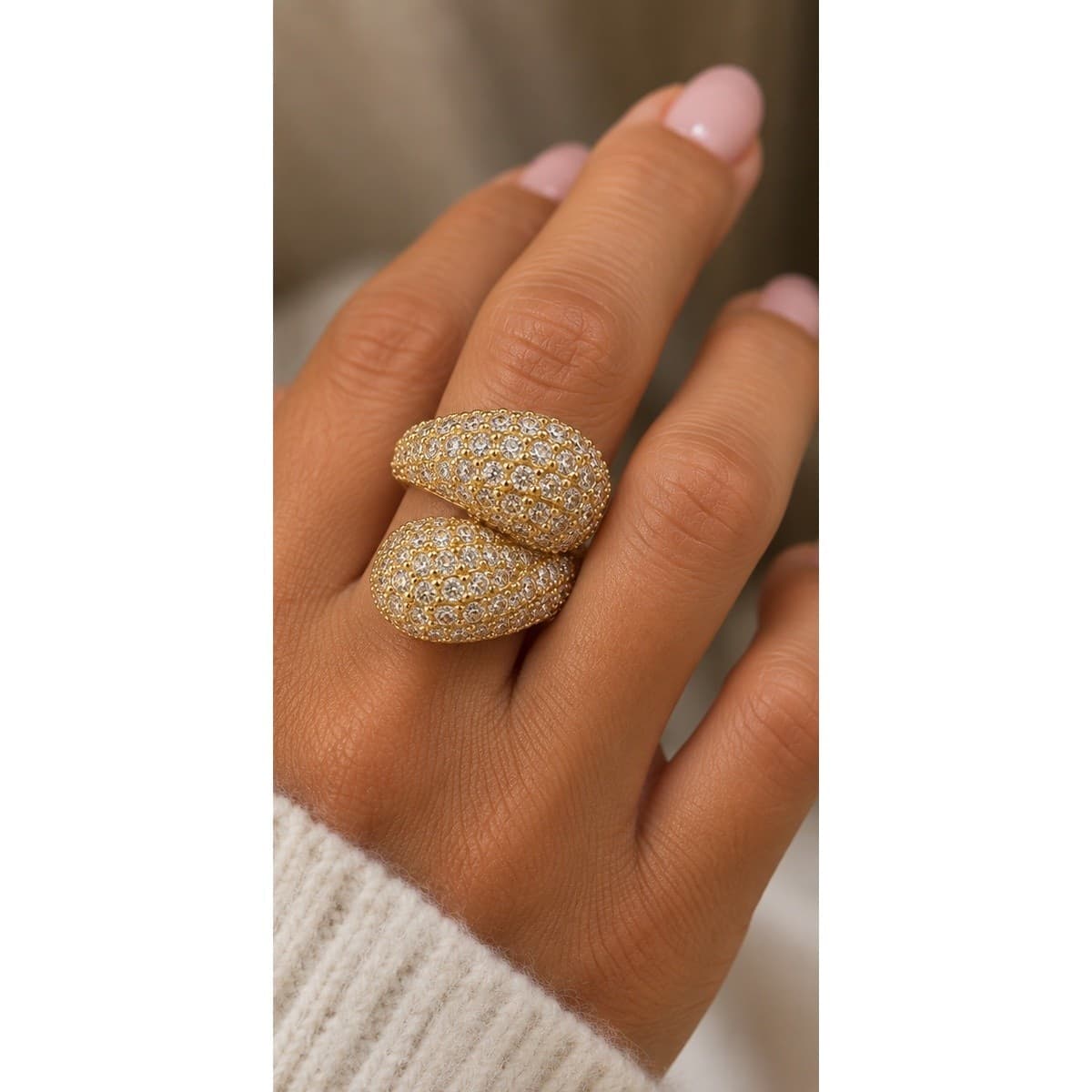 Alba Bijoux - Anello Twist Gold - 2