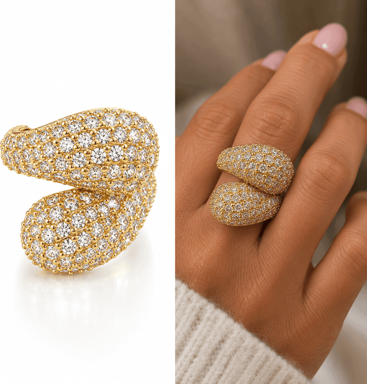 Alba Bijoux - Anello Twist Gold - 3