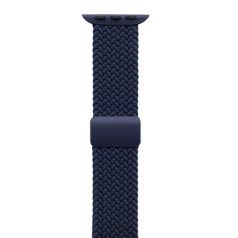 Cinturino Crong Wave - Cinturino intrecciato per Apple Watch 38/40/41/42 mm (blu navy) - 4