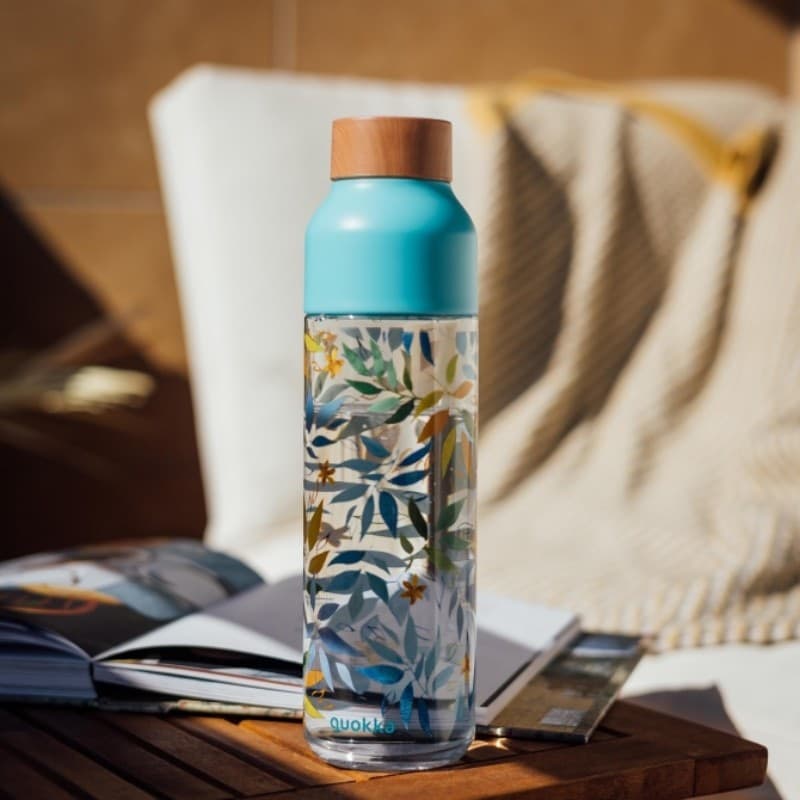 Quokka Ice - ecozen Borraccia 840 ml (Foglie Acquerello) - 4