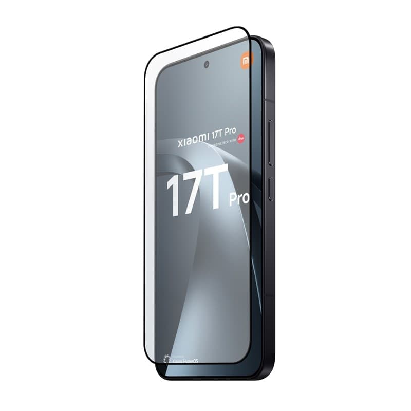 Crong 3D Armor Glass Lite - Pellicola protettiva in vetro temperato con colla completa per Xiaomi 17T Pro 5G - 2