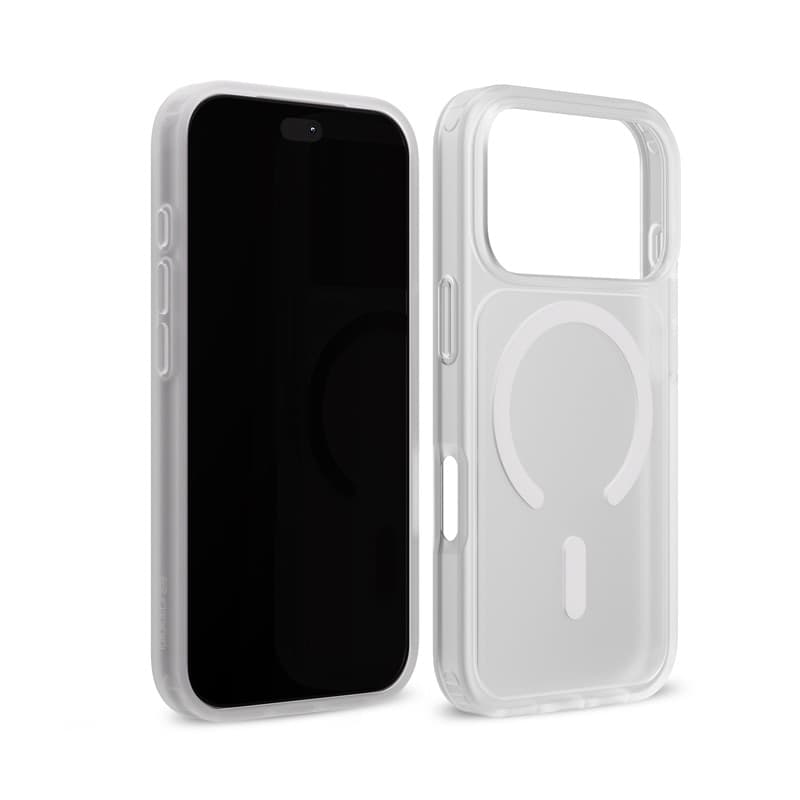 Crong Hybrid Matte Magnetic - Custodia MagSafe per iPhone 18 Pro Max / 17 Pro Max (Bianco) - 2