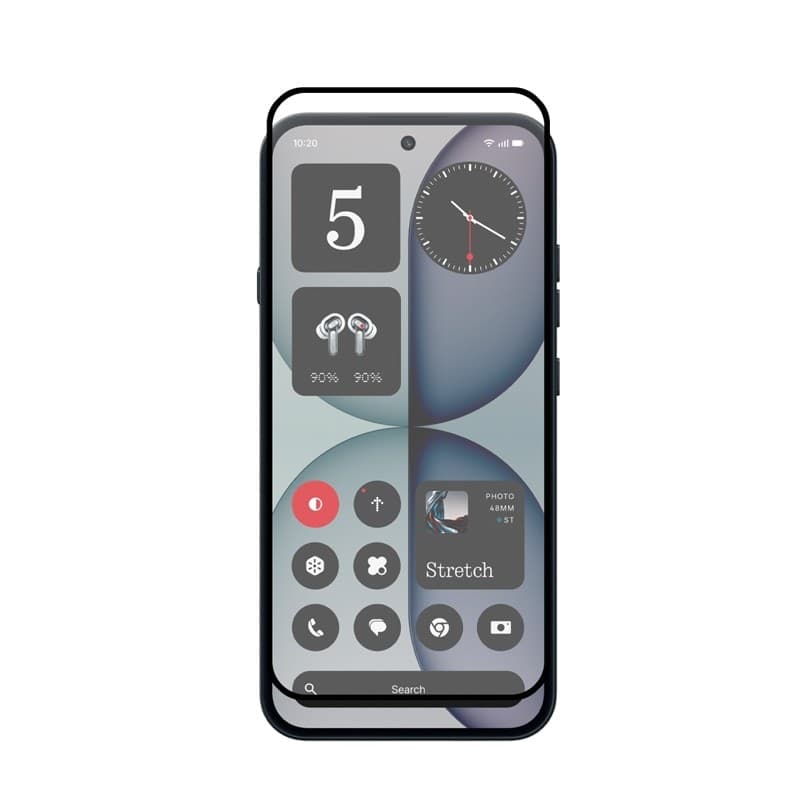 Crong 3D Armour Glass Lite - Vetro temperato con colla integrale per Nothing Phone 4a - 3