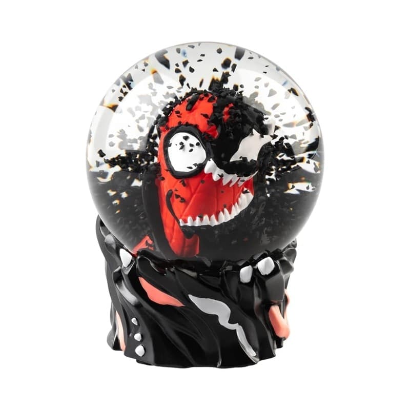 Spiderman - Globo di neve in vetro con Spider-Man e Venom in confezione regalo