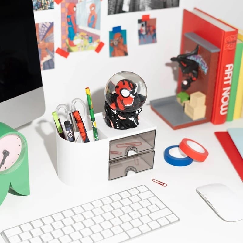Spiderman - Globo di neve in vetro con Spider-Man e Venom in confezione regalo - 7