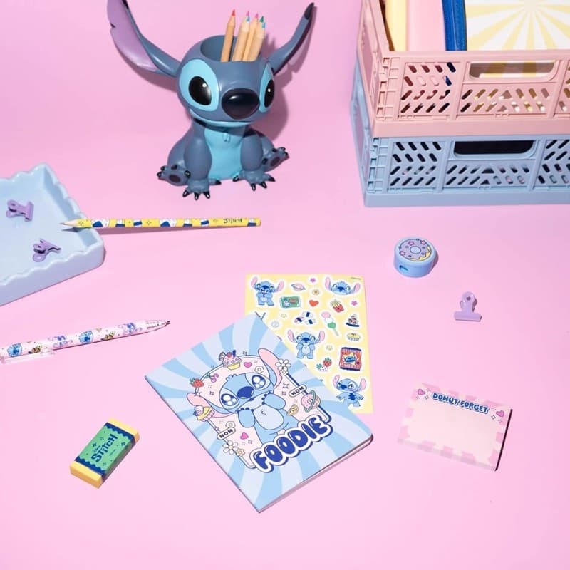 Set di articoli di cancelleria Disney Stitch - A tema cibo (8 pezzi) - 3