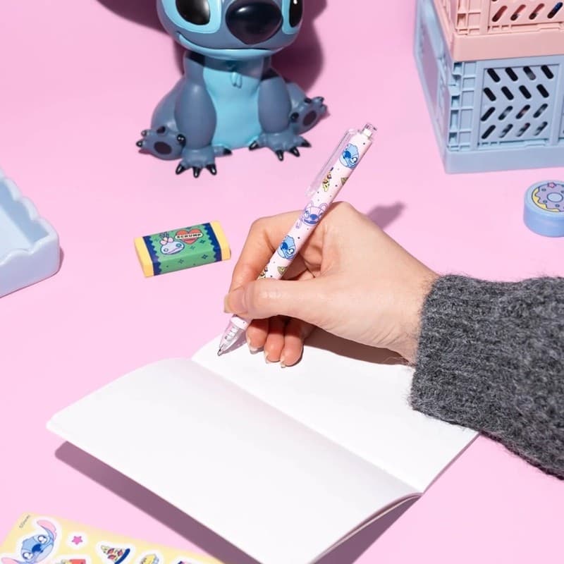 Set di articoli di cancelleria Disney Stitch - A tema cibo (8 pezzi) - 4