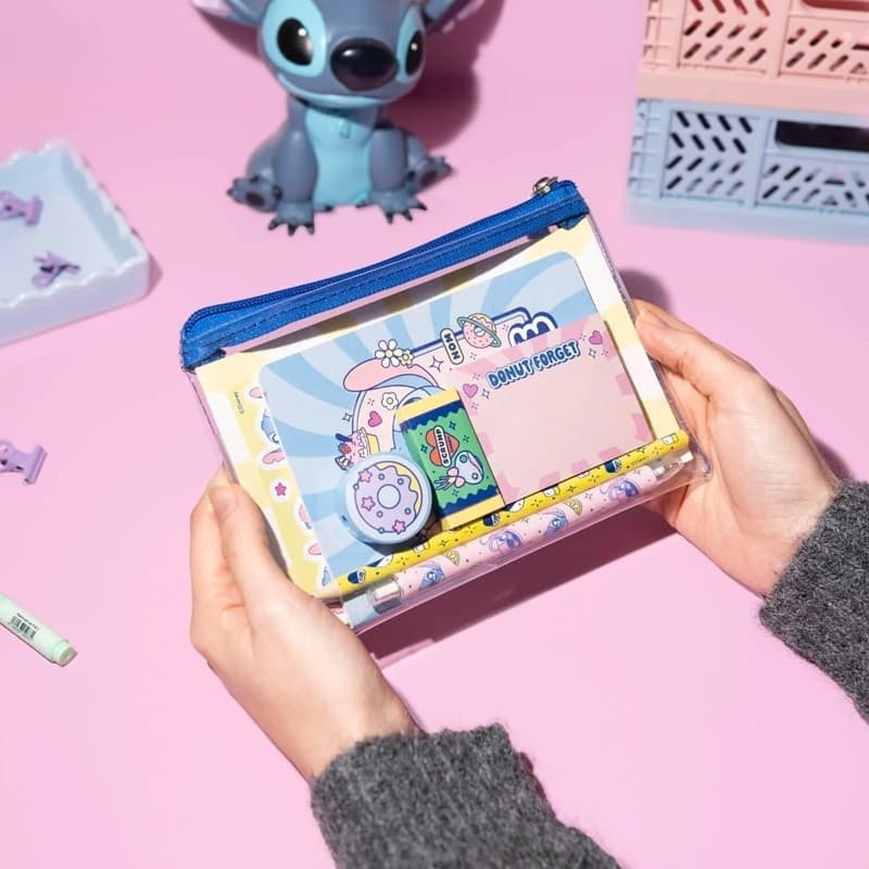 Set di articoli di cancelleria Disney Stitch - A tema cibo (8 pezzi) - 7