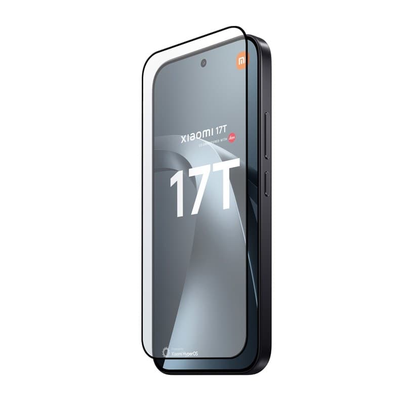 Crong 3D Armour Glas - Pellicola protettiva in vetro temperato con colla integrale per Xiaomi 17T 5G - 2