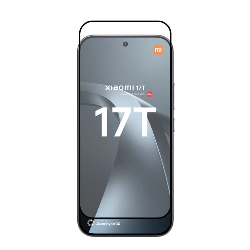 Crong 3D Armour Glas - Pellicola protettiva in vetro temperato con colla integrale per Xiaomi 17T 5G - 3