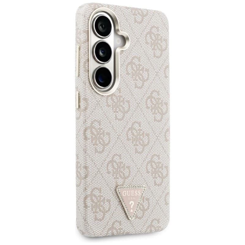 Guess 4G Triangle Logo MagSafe - Custodia per Samsung Galaxy S26 (rosa) - 4