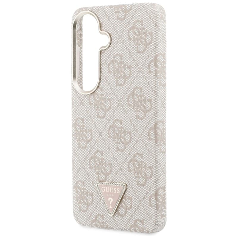 Guess 4G Triangle Logo MagSafe - Custodia per Samsung Galaxy S26 (rosa) - 6