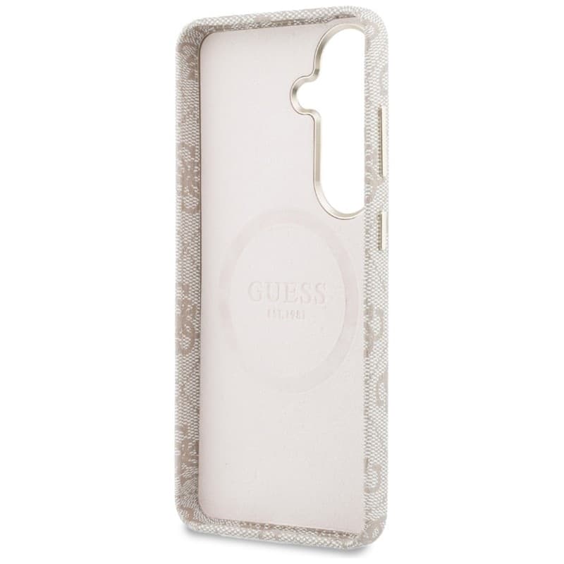 Guess 4G Triangle Logo MagSafe - Custodia per Samsung Galaxy S26 (rosa) - 7