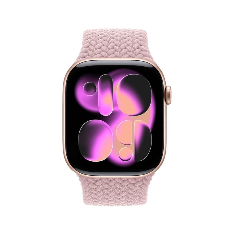 Cinturino Crong Wave - Cinturino intrecciato per Apple Watch 38/40/41/42 mm (rosa) - 2