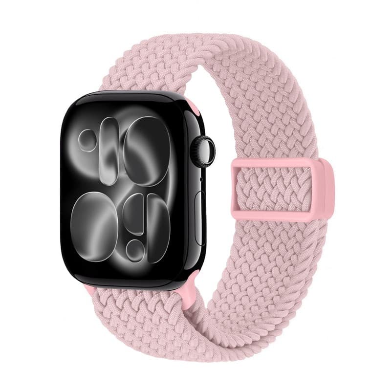 Cinturino Crong Wave - Cinturino intrecciato per Apple Watch 38/40/41/42 mm (rosa) - 5