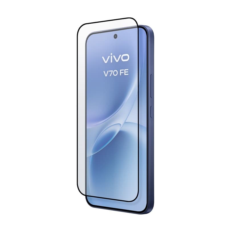 Crong 3D Armor Glass Lite - Pellicola protettiva in vetro temperato con colla completa per Vivo V70 FE 5G - 2