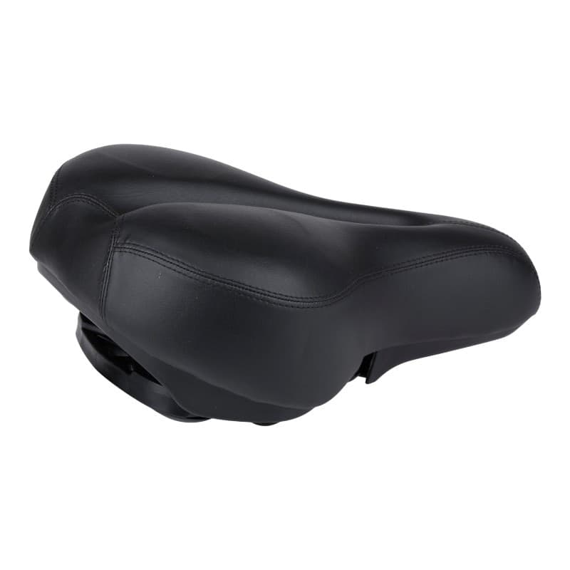 Dunlop - Sella da bicicletta in gel, ergonomica, larga, per turismo/citta, 28x21 cm - 2