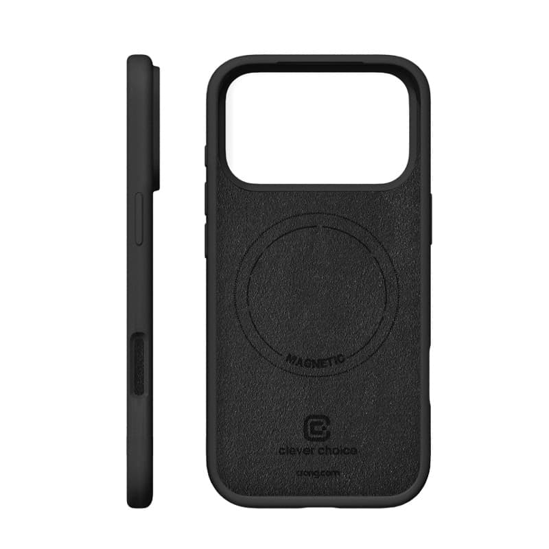 Crong Color Cover Magnetic - Custodia MagSafe per iPhone 18 Pro Max / 17 Pro Max (Nero) - 2