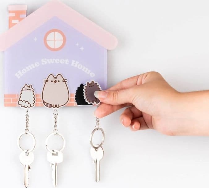 Pusheen - Portachiavi con anelli magnetici - 2