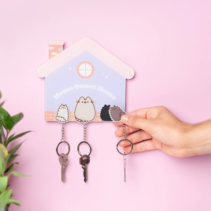 Pusheen - Portachiavi con anelli magnetici - 7