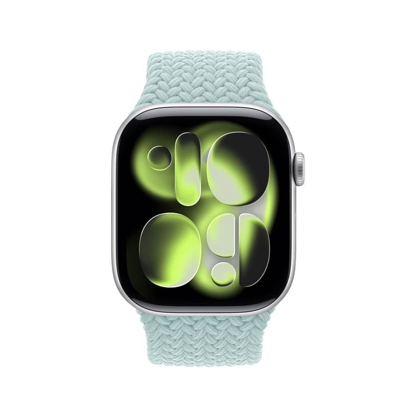 Cinturino Crong Wave - Cinturino intrecciato per Apple Watch 44/45/46/49 mm (menta) - 2