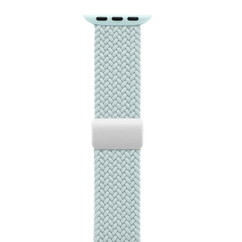 Cinturino Crong Wave - Cinturino intrecciato per Apple Watch 44/45/46/49 mm (menta) - 4