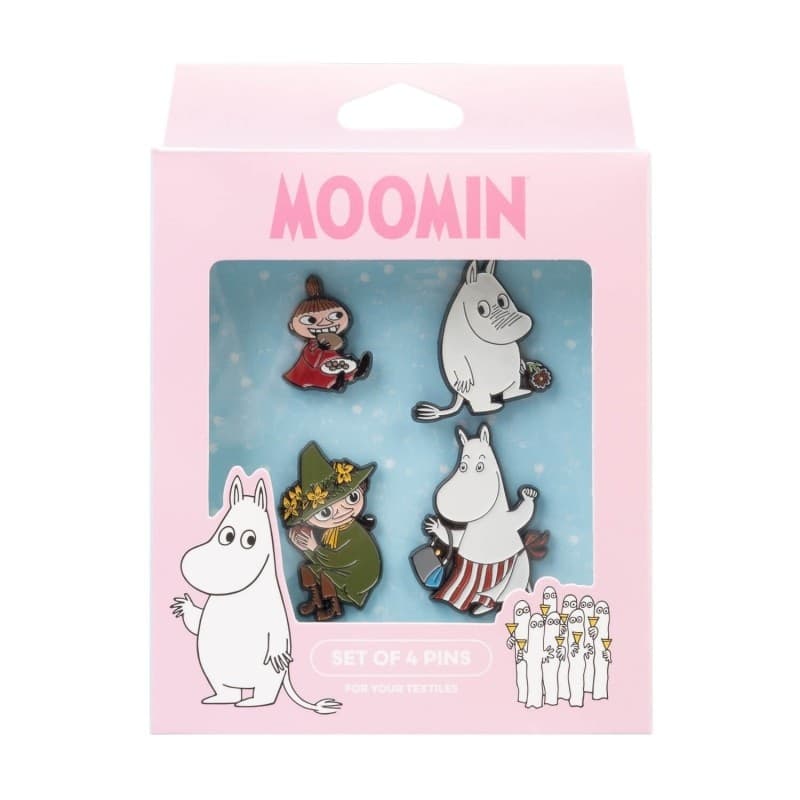 Moomins - Set of 4 Pins for Clothes or Backpack - 2