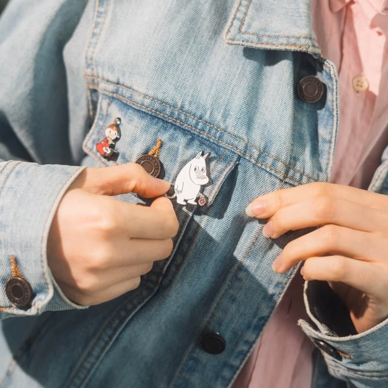 Moomins - Set of 4 Pins for Clothes or Backpack - 5