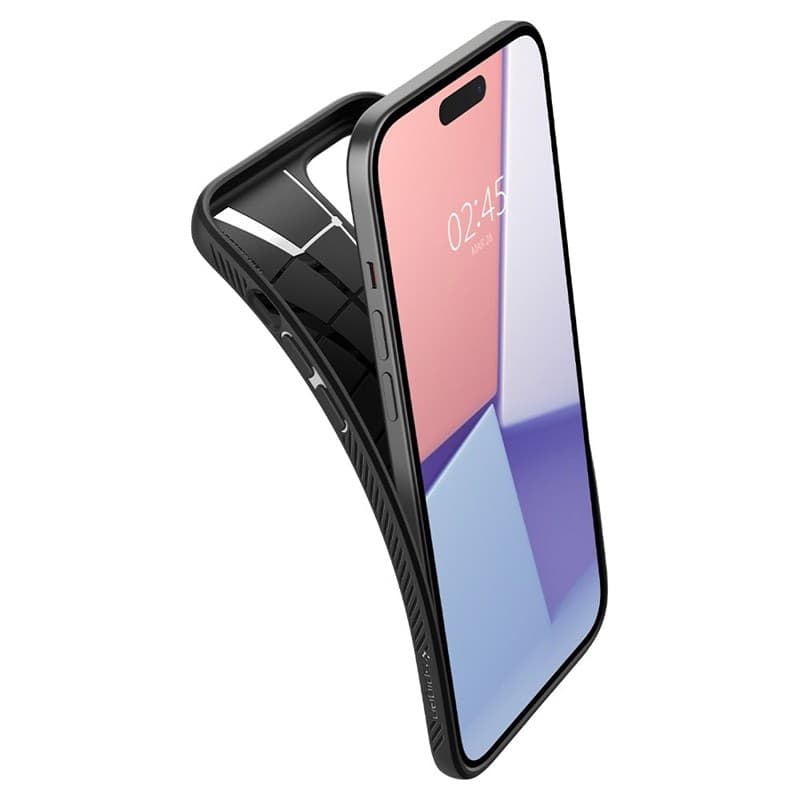 Spigen Liquid Air - Case for iPhone 15 (Matte Black) - 7