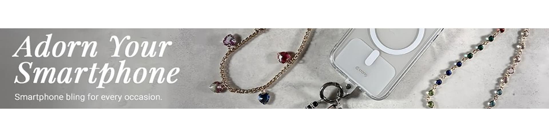Crong Phone Charm - Ciondolo per telefono con cordino (cristalli colorati) - 5