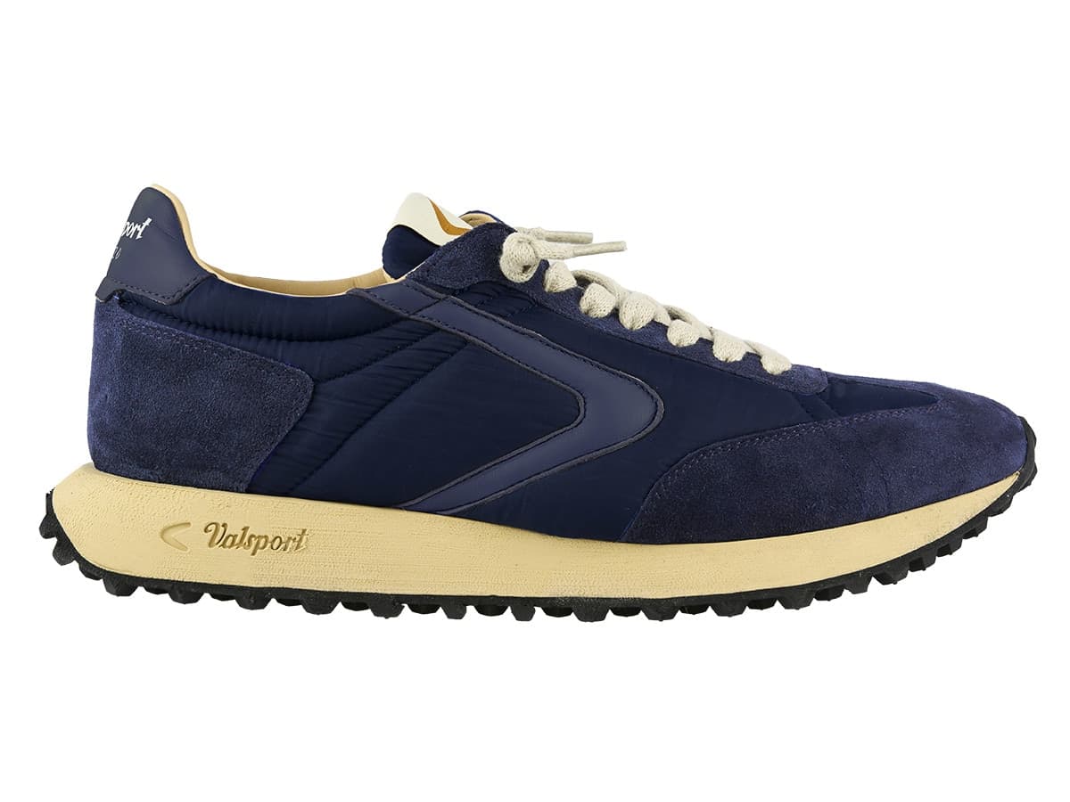 Valsport sneakers uomo Vantage tessuto e camoscio blu