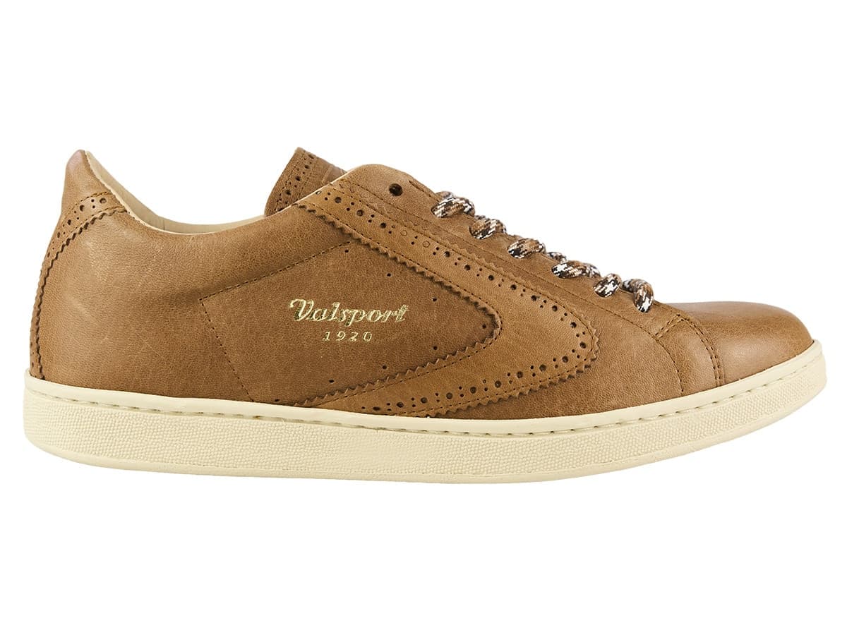 Valsport sneakers uomo Tournament in nappa marrone cognac - 2