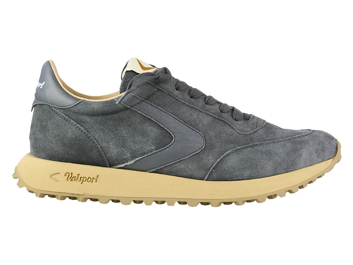 Valsport sneakers uomo Start City in camoscio grigio storm - 2