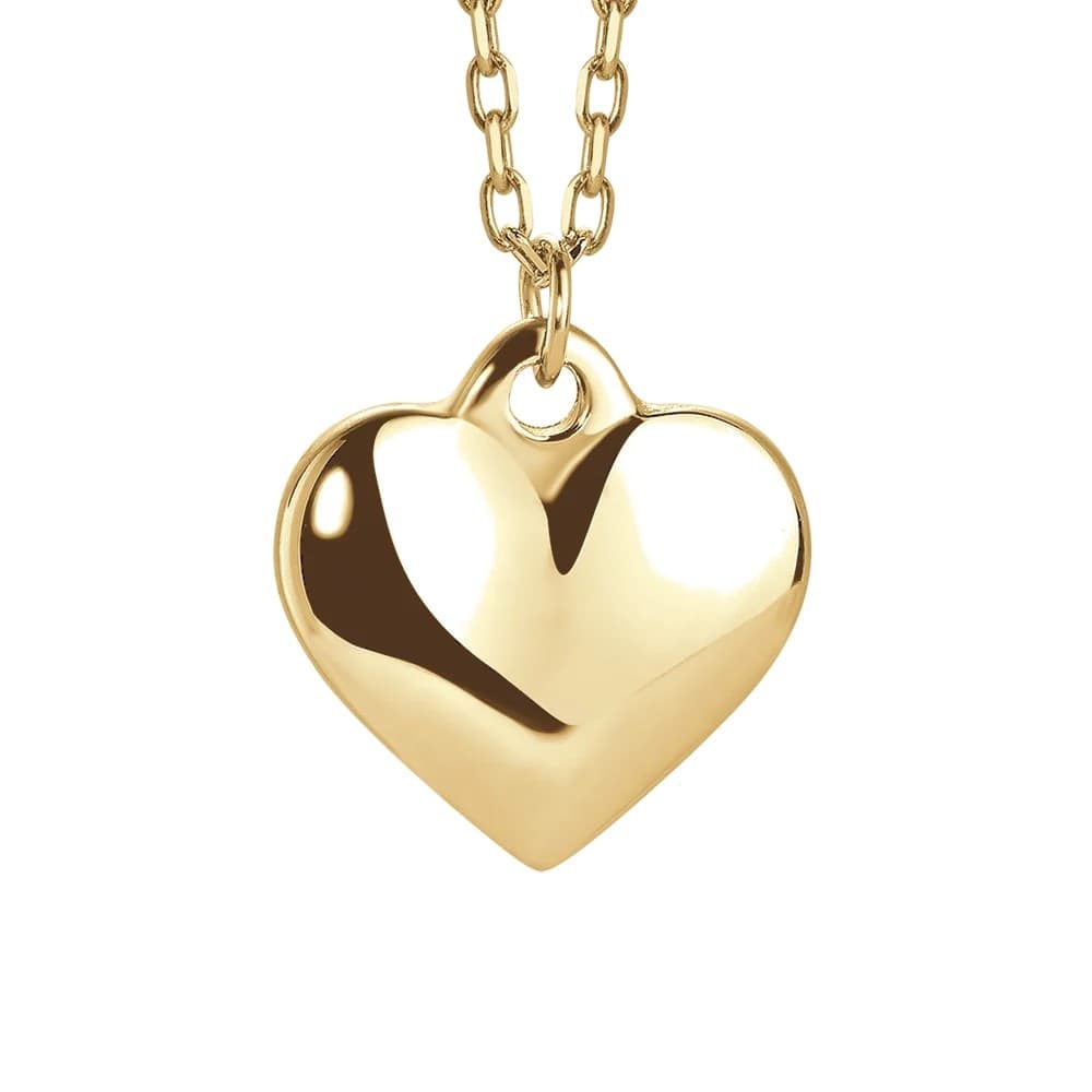 LUCA BARRA  -  COLLANA DONNA IN ACCIAIO IP GOLD CON CUORE - 2