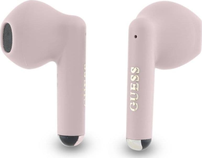 Guess Printed Classic Logo - Bluetooth TWS Headphones + Charging Case (Pink) - 2