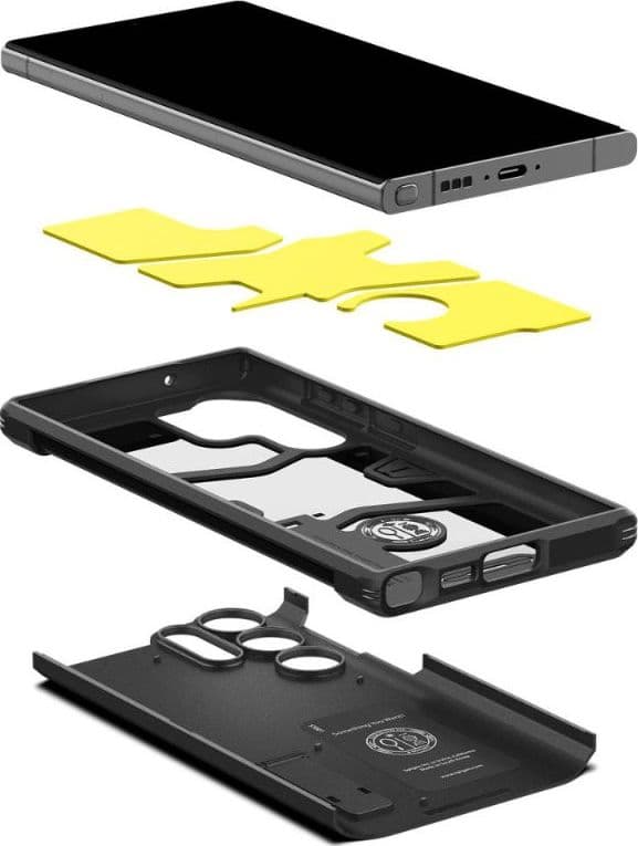 Spigen Tough Armor - Case for Samsung Galaxy S23 Ultra (Black) - 5
