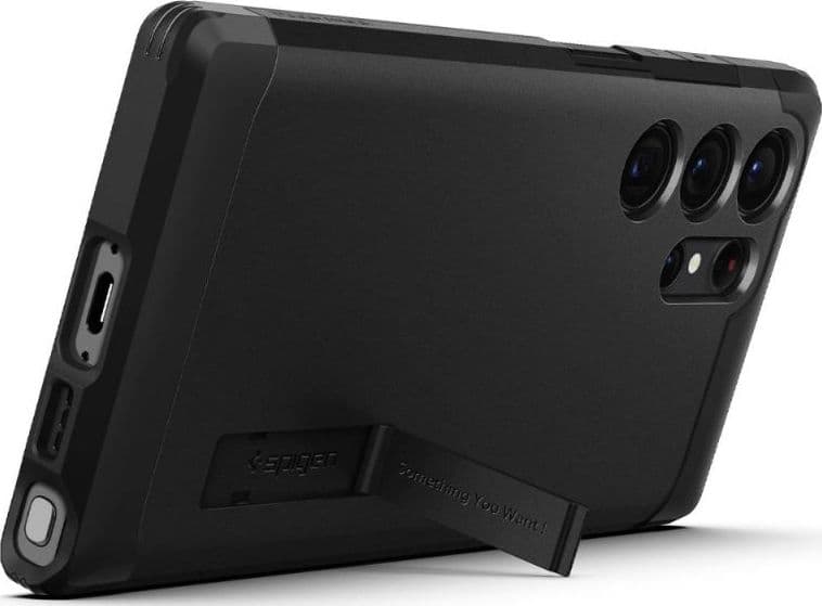 Spigen Tough Armor - Case for Samsung Galaxy S23 Ultra (Black) - 10