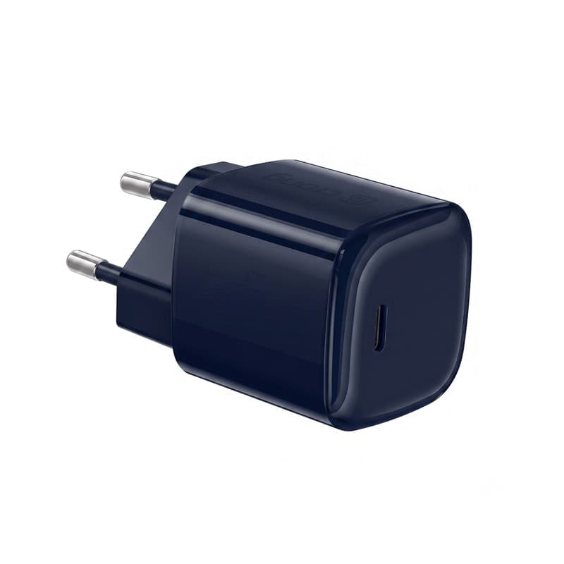 Crong NEO GaN Charger - Caricabatterie USB-C 40W PD con AVS (Blu navy) - 2